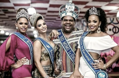 Princesa do Carnaval Carioca, Cinthia Camilo curte virada do ano em Florianópolis