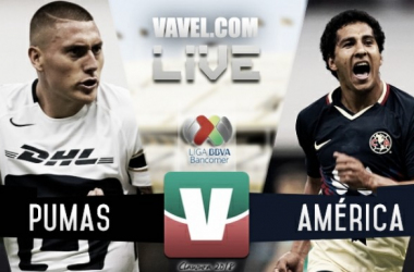 Partido de Pumas vs América en Liga MX 2018 (0-0)