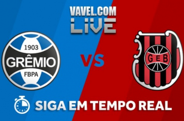 Resultado Grêmio x Brasil-RS no Campeonato Gaúcho 2018 (2-1)
