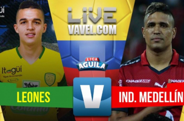 Resumen Leones F.C vs Ind. Medellín  (0-2)