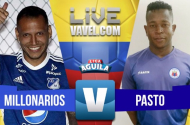 Millonarios vs Deportivo Pasto en vivo y en directo online por la Liga Águila 2018-1 (2-0)