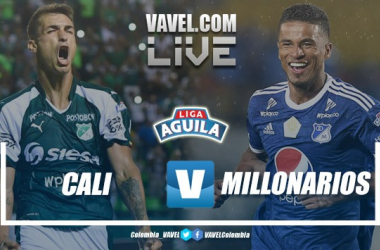 Deportivo Cali vs Millonarios EN VIVO online por la Liga Águila 2019 (1-1)