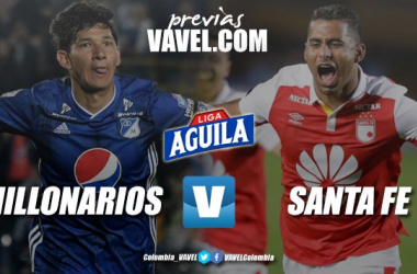 Previa Millonarios vs Santa Fe: un clásico de presentes opuestos