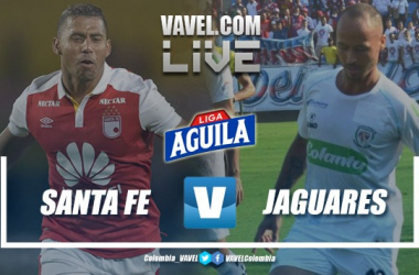 Resumen Independiente Santa Fe vs Jaguares de Córdoba por la Liga Aguila 2019-I (0-0)