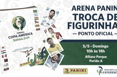 Allianz Parque e Panini se unem para troca de figurinhas com grandes nomes do Palmeiras