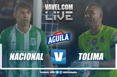 Resumen Atlético Nacional vs Deportes Tolima por la Liga Aguila (1-2)