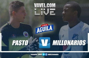 Deportivo Pasto Vs Millonarios por la Liga Aguila en vivo y en directo online