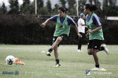 Millonarios y las jugadoras convocadas para disputar el segundo clásico capitalino