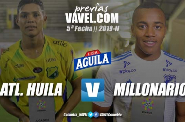 Previa Atlético Huila vs Millonarios: por el liderato en la liga&nbsp;