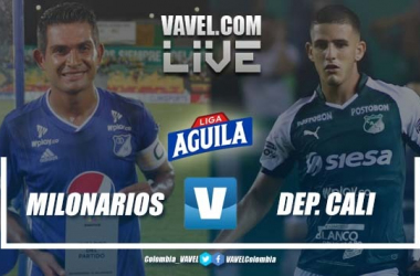 Resumen Millonarios 2-1 Deportivo Cali por la Liga Aguila 2019-II