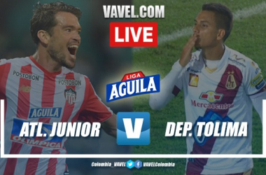 Resumen Junior de Barranquilla vs. Deportes Tolima por la Liga Aguila 2019-II (1-3)