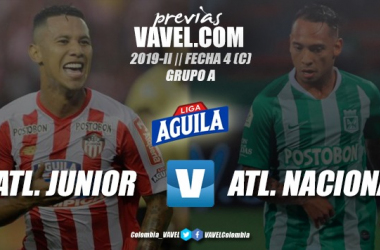 Previa Junior de
Barranquilla vs. Atlético Nacional: duelo de necesitados