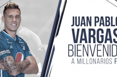 Juan Pablo Vargas, nuevo&nbsp; central de Millonarios