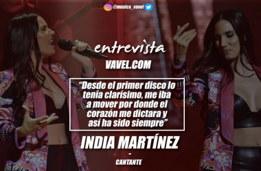 Entrevista. India Martínez:&nbsp;"Desde el primer disco lo tenía clarísimo, me iba a mover por donde el corazón me dictara y así ha sido siempre"