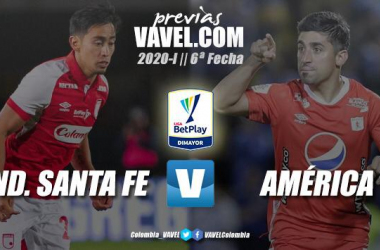 Previa Independiente Santa Fe vs. América de Cali: batalla roja en la sexta fecha