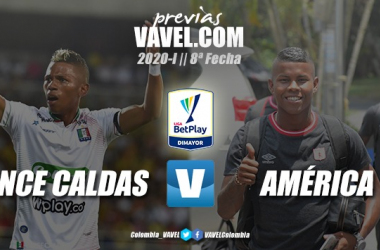 Previa Once Caldas vs.
América de Cali: duelo por alcanzar los primeros lugares