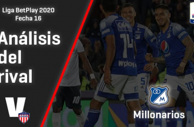 

Junior de Barranquilla, 

análisis del rival: Millonarios (Fecha 16, Liga 2020)

