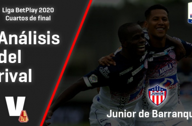 Deportes Tolima, análisis del rival: Junior (Cuartos de final, Liga 2020)