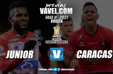 Previa Junior vs Caracas FC: Los 'tiburones' buscan liquidar la serie ante los 'Rojos del Ávila'