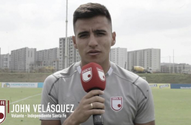 John Velásquez: "Aprovechar esta linda oportunidad que tenemos, jugar Libertadores y finales"