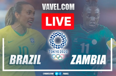 Goal and Highlights of Brazil 1-0 Zambia on Olympic Games Tokyo 2020