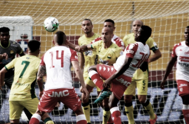 Puntuaciones tras la segunda derrota en línea de Independiente Santa Fe