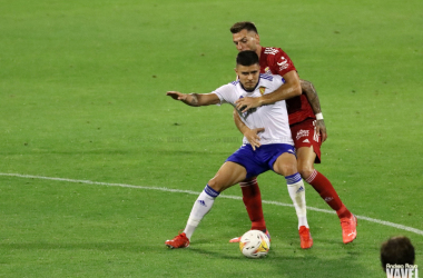 El Real Zaragoza peca su falta de acierto ante el FC Cartagena