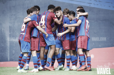 El FCB Juvenil A no cede y se lleva la victoria ante el CF Damm