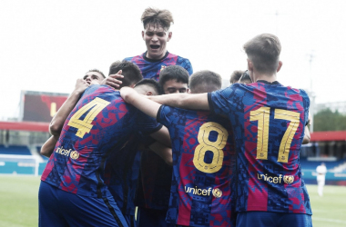 El FCB
Juvenil A se exhibe ante el FC Bayern en su estreno en Europa