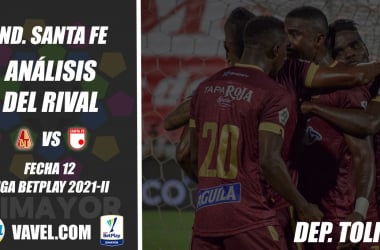 Independiente Santa Fe, análisis del rival: Tolima (Fecha 12, Liga 2021-II)