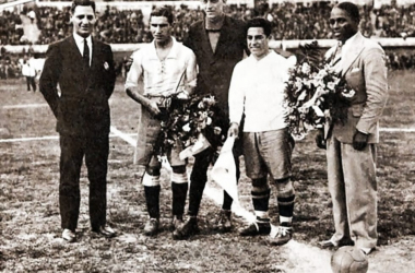 Manuel Ferreira y Guillermo Subiabre, capitanes de Argentina y Chile. FOTO: Web.