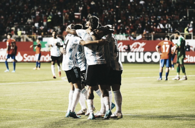 Argentina sin Messi ni Scaloni, ganó frente a Chile. FOTO: Web.