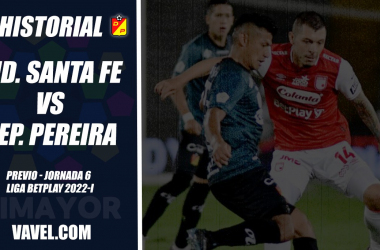 Historial Santa Fe vs. Pereira: ventaja 'cardenal'