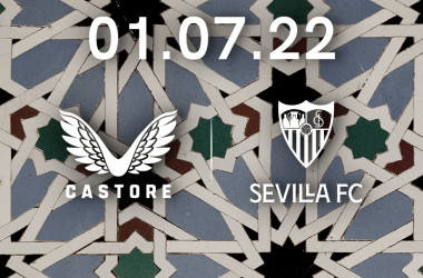 Imagen donde el Sevilla ha anunciado en redes sociales el día de la presentación con Castore. -Sevilla FC