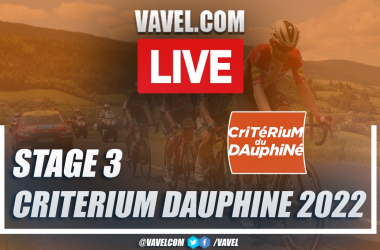 Highlights and best moments:  Critérium du Dauphiné 2022 Stage 3 between Saint-Paulien y Chastreix-Sancy 