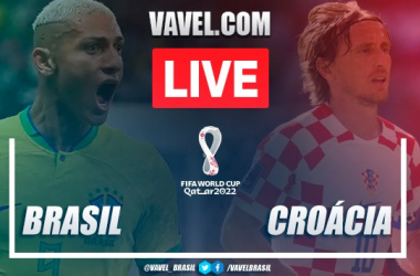 Brasil x Croácia AO VIVO em tempo real no jogo pela Copa do Mundo