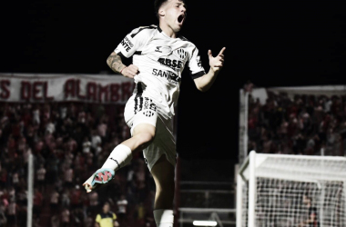 Celebración del gol&nbsp; de Central Córdoba (Foto publicada por el club en Twitter @cacc.sde)