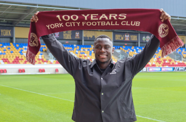 Cedric Main will join York City on the expiration of his contract (Photo: Kieran Archer/York City Football Club)
