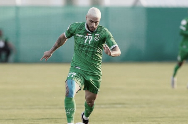 Cria do Avaí, Saymon comemora gol marcado e projeta reta final de temporada na briga pelo acesso nos Emirados Árabes: “Manter os pés no chão”
