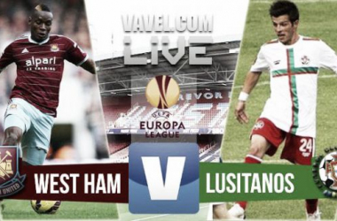 Resultado West Ham United - Lusitanos en la Europa League 2015 (3-0)