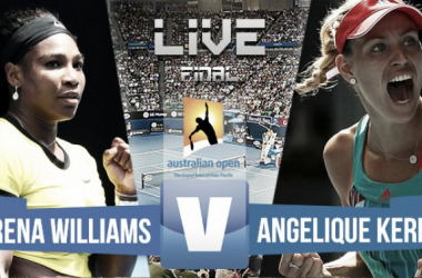 Resultado Serena Williams - Angelique Kerber en la final del Open de Australia 2016 (1-2)