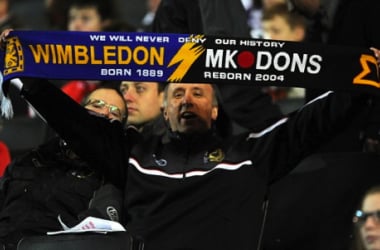 Wimbledon-MK Dons: más que un partido, muchísimo más que un derbi