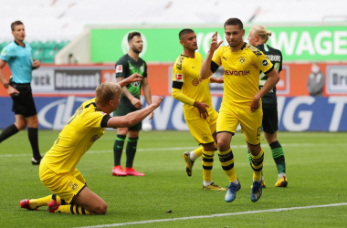 Bundesliga - Il BVB vince con gli esterni: 0-2 al Wolfsburg