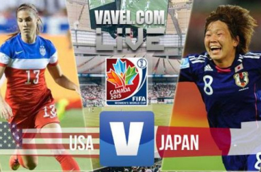 Score USA - Japan in 2015 Women's World Cup Final (5-2)