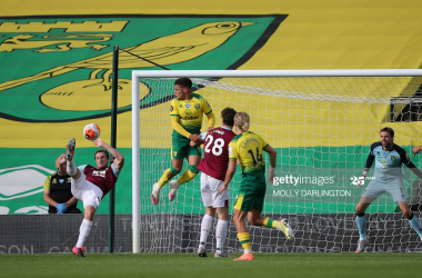Norwich 0-2 Burnley: Nine-man Norwich slump to another defeat