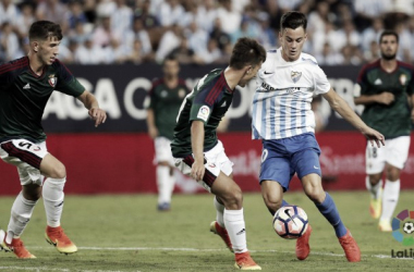 Málaga decepciona ao empatar com recém-promovido Osasuna em casa na abertura do Espanhol