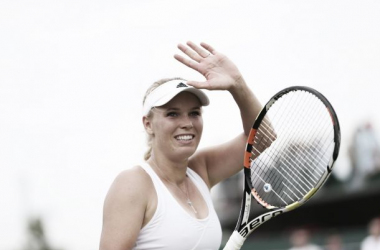Wozniacki, próxima rival de Garbiñe en Wimbledon