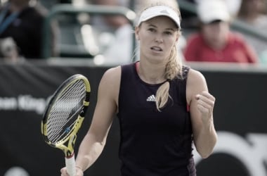 El servicio mete a Wozniacki en la final de Charleston