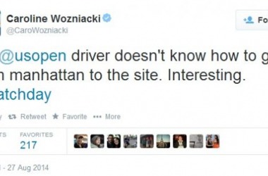 Caroline Wozniacki Deletes Tweet About US Open Transportation