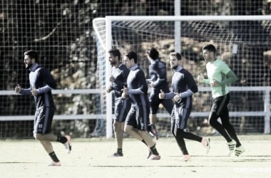 Plan de entrenamientos de cara al encuentro frente al Villarreal